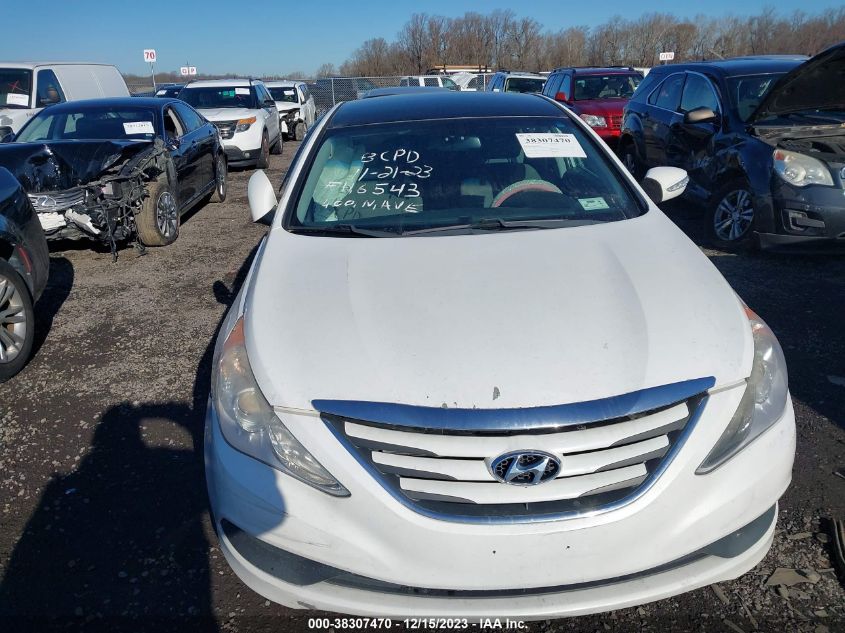 2014 Hyundai Sonata Gls VIN: 5NPEB4AC6EH917860 Lot: 38307470