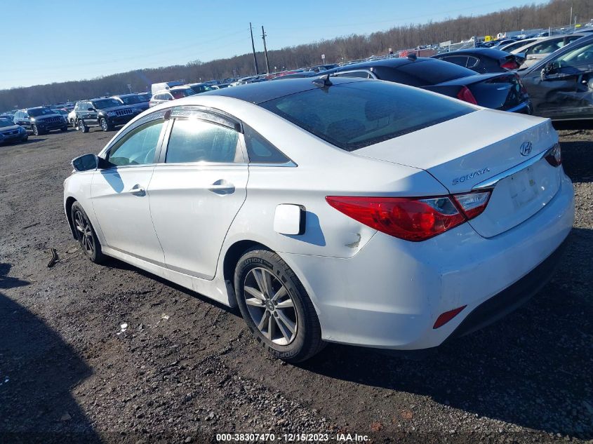 2014 Hyundai Sonata Gls VIN: 5NPEB4AC6EH917860 Lot: 38307470