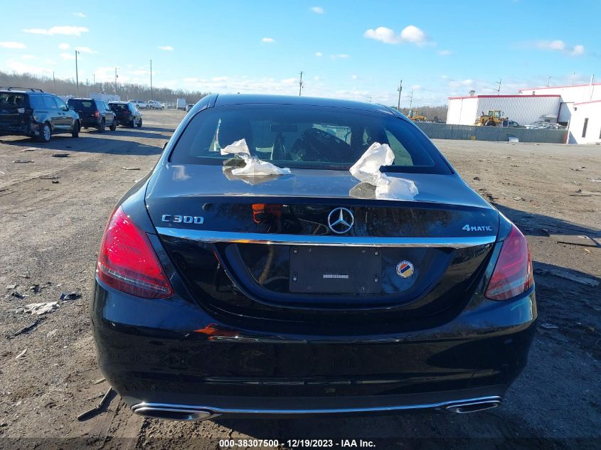 2019 Mercedes-Benz C 300 4Matic VIN: 55SWF8EB6KU299093 Lot: 38307500