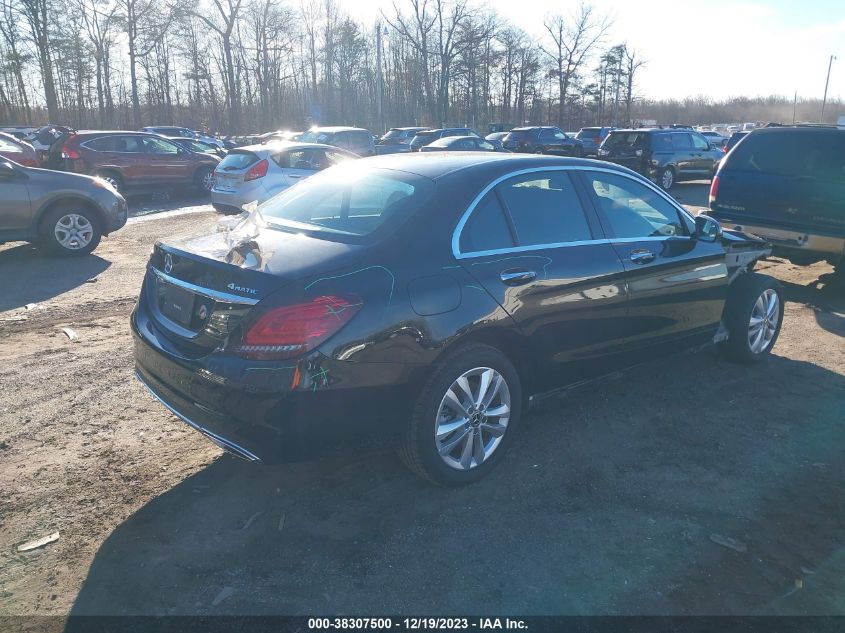 2019 Mercedes-Benz C 300 4Matic VIN: 55SWF8EB6KU299093 Lot: 38307500