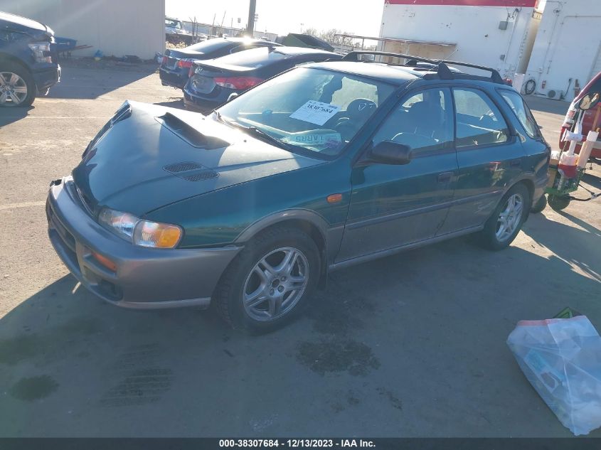 1997 Subaru Impreza Outback Sport VIN: JF1GF4859VH810407 Lot: 38307684