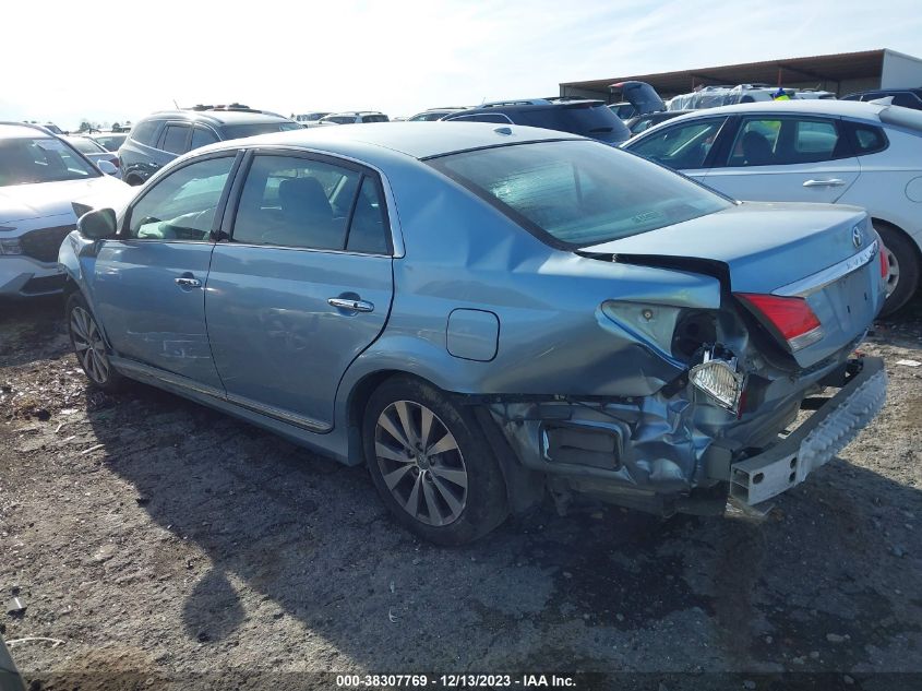 2011 Toyota Avalon Limited VIN: 4T1BK3DBXBU427452 Lot: 38307769