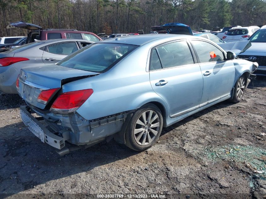 2011 Toyota Avalon Limited VIN: 4T1BK3DBXBU427452 Lot: 38307769