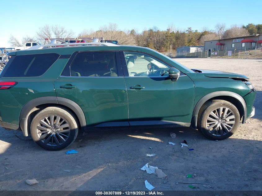 2022 Nissan Pathfinder Sl 2Wd VIN: 5N1DR3CB7NC225815 Lot: 38307889