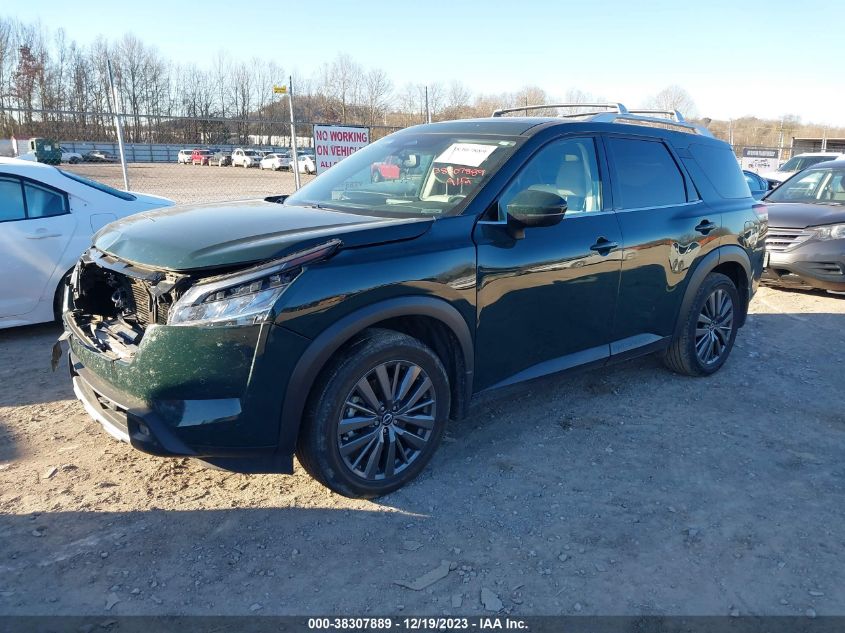 2022 Nissan Pathfinder Sl 2Wd VIN: 5N1DR3CB7NC225815 Lot: 38307889