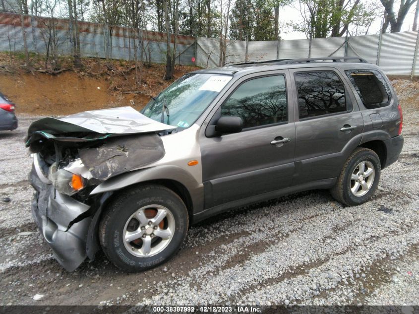 2005 Mazda Tribute S VIN: 4F2YZ96105KM32791 Lot: 38307992