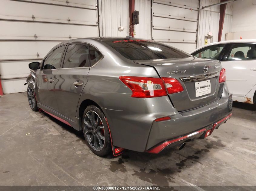 2019 Nissan Sentra Nismo VIN: 3N1CB7AP0KY256744 Lot: 38308012