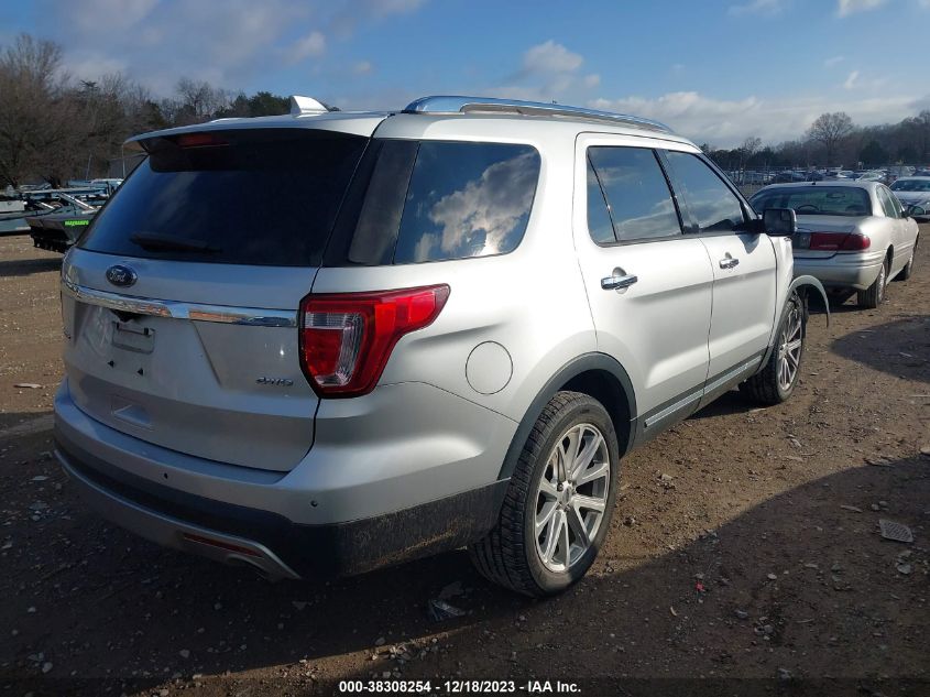 2017 Ford Explorer Limited VIN: 1FM5K8F80HGB81658 Lot: 38308254