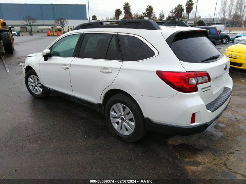 2017 Subaru Outback 2.5I Premium VIN: 4S4BSAFCXH3431008 Lot: 38308374