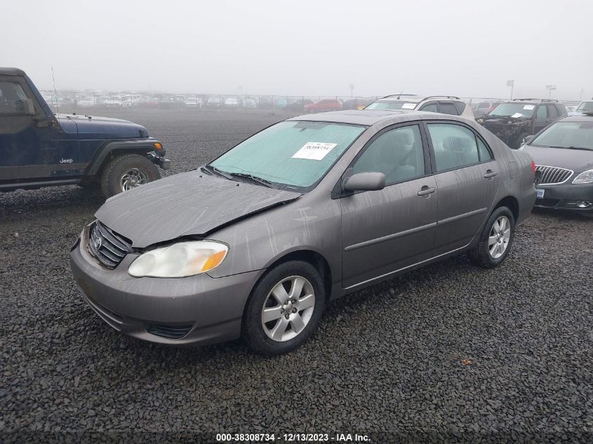 2003 Toyota Corolla Le VIN: 1NXBR32E63Z106907 Lot: 38308734