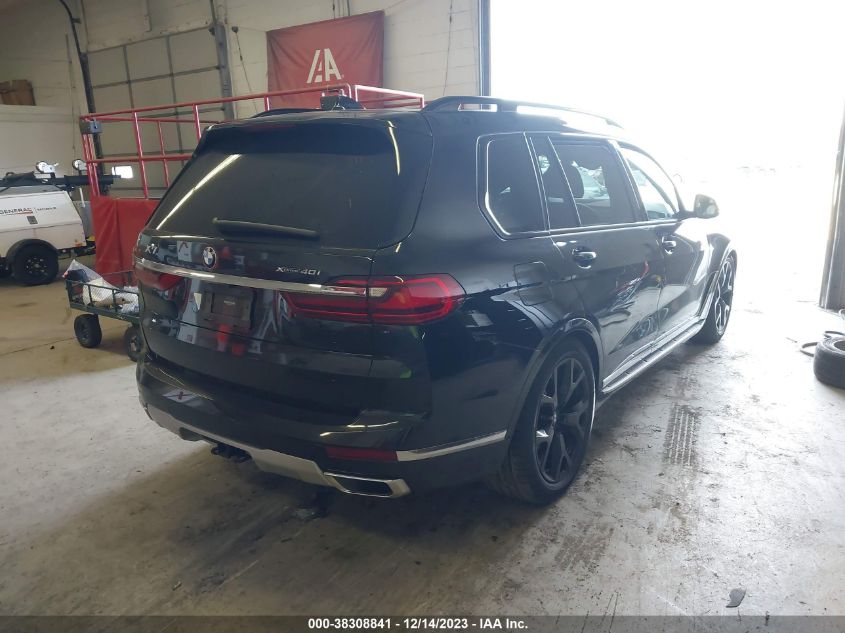 2021 BMW X7 xDrive40I VIN: 5UXCW2C06M9D89510 Lot: 38308841