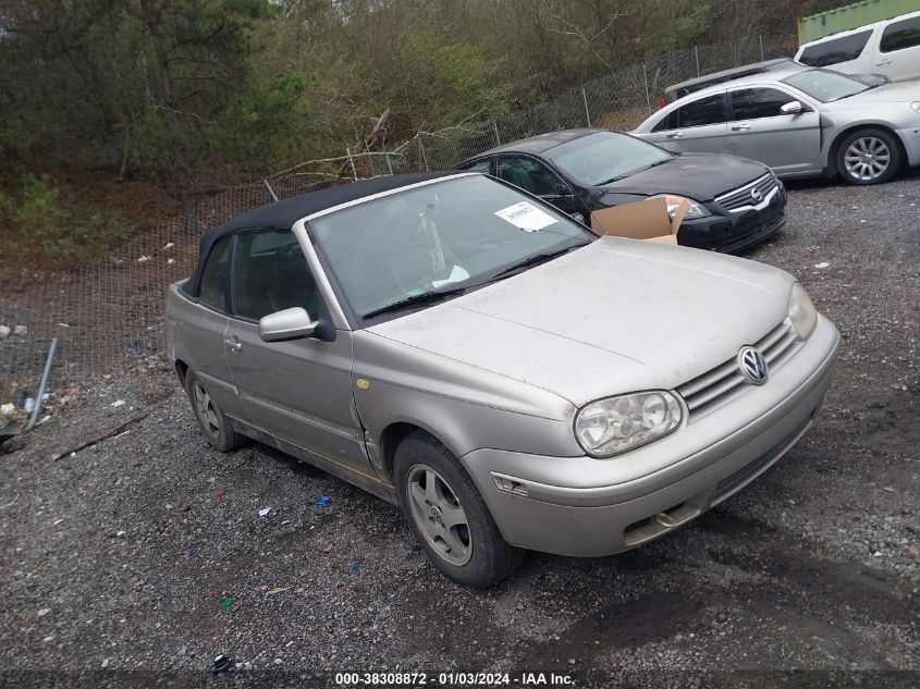 2000 Volkswagen Cabrio Gls VIN: 3VWDC21V9YM801644 Lot: 38308872