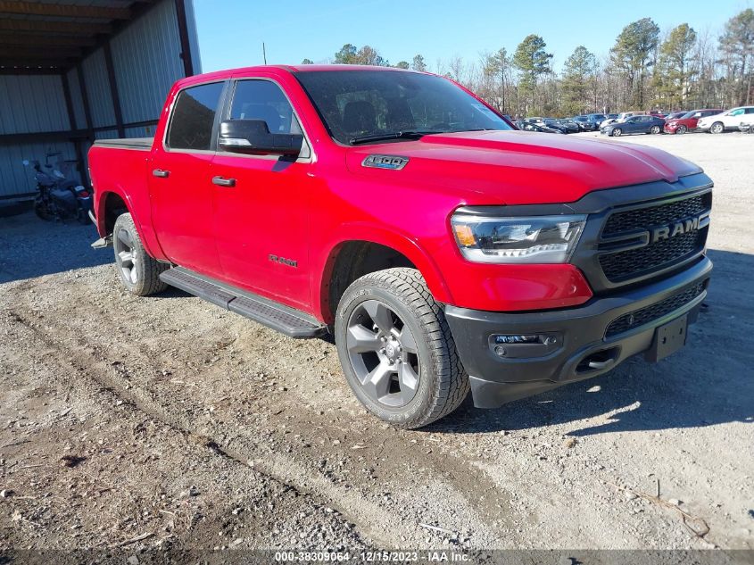 2022 Ram 1500 Big Horn 4X4 5'7 Box VIN: 1C6SRFFT8NN243849 Lot: 38309064