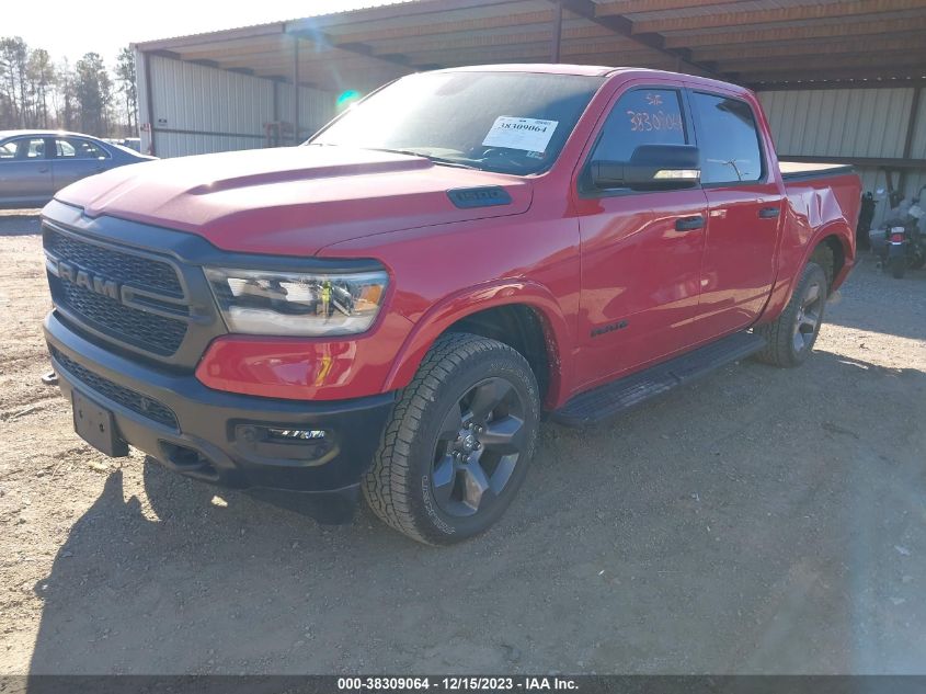 2022 Ram 1500 Big Horn 4X4 5'7 Box VIN: 1C6SRFFT8NN243849 Lot: 38309064