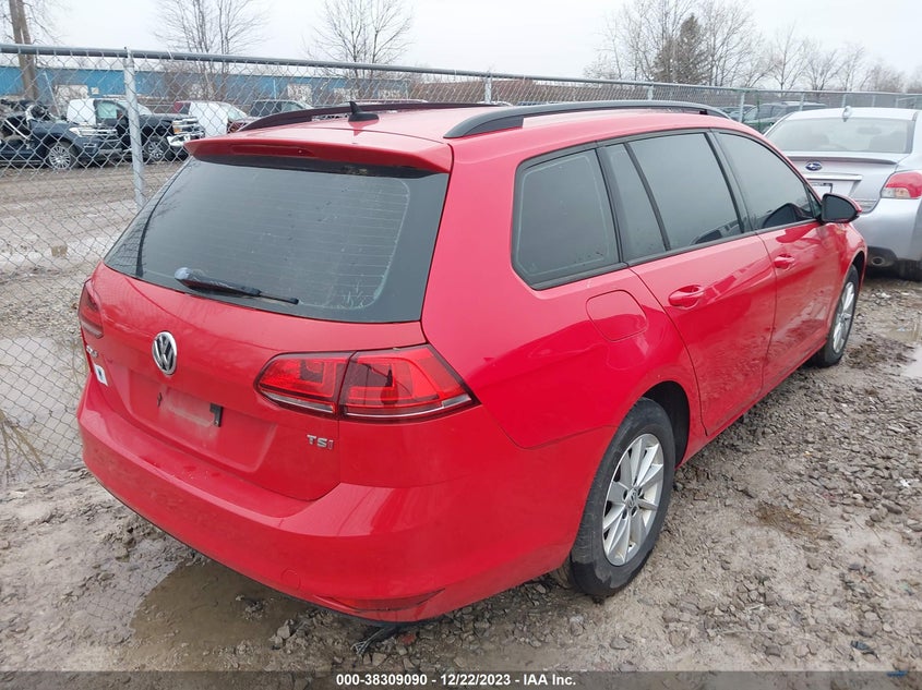 2015 VOLKSWAGEN GOLF SPORTWAGEN TSI S 4-DOOR - 3VWC17AU9FM515716