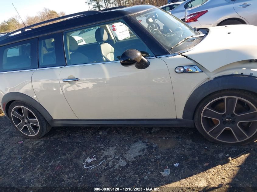 2012 Mini Cooper S Clubman VIN: WMWZG3C55CTY38634 Lot: 38309120