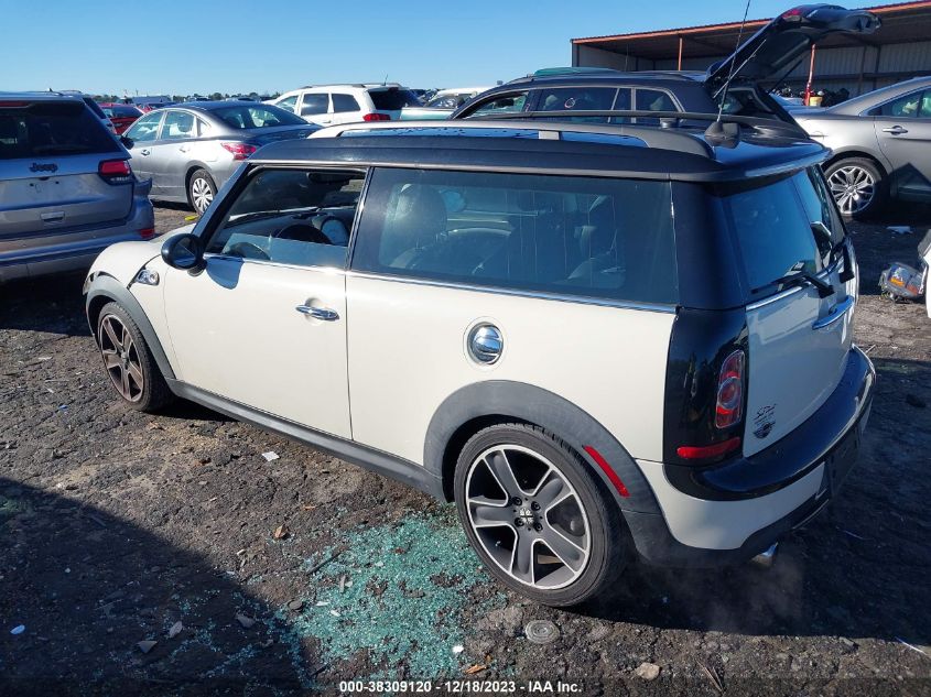 2012 Mini Cooper S Clubman VIN: WMWZG3C55CTY38634 Lot: 38309120