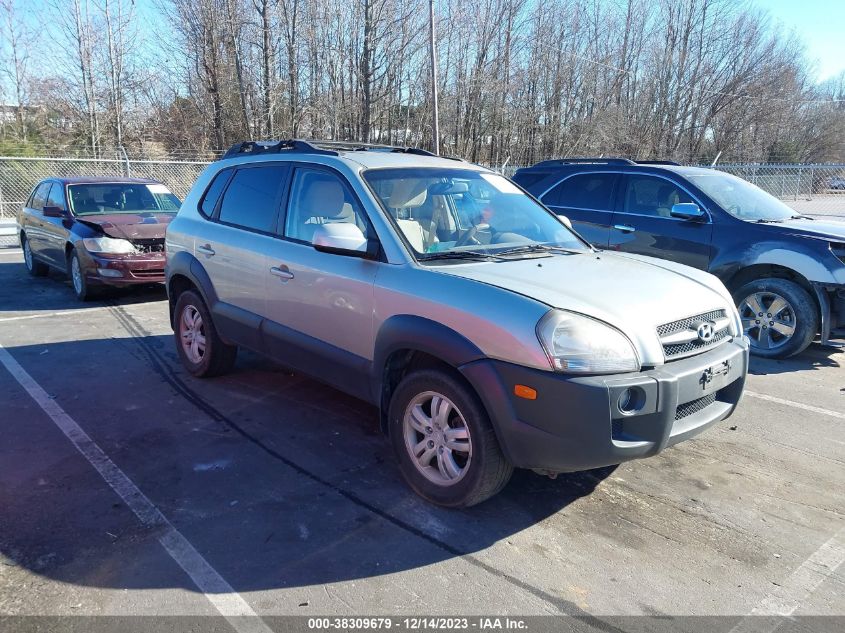 2008 Hyundai Tucson Limited V6/Se VIN: KM8JN12D88U863592 Lot: 38309679