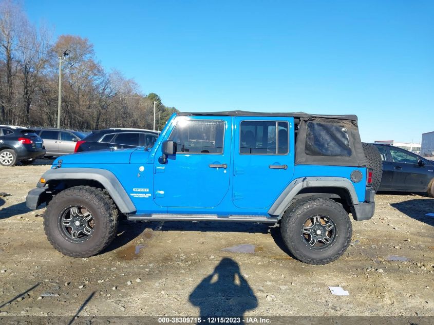 2011 Jeep Wrangler Unlimited Sport VIN: 1J4BA3H10BL640600 Lot: 38309715