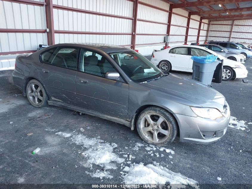 2009 Subaru Legacy 2.5I VIN: 4S3BL616097216781 Lot: 38310114