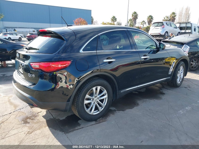 2016 Infiniti Qx70 VIN: JN8CS1MU2GM671123 Lot: 38310277