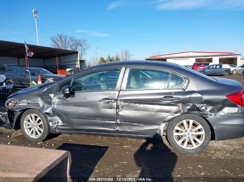 2012 Honda Civic Ex VIN: 19XFB2F82CE011266 Lot: 38310360