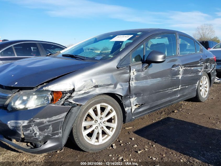 2012 Honda Civic Ex VIN: 19XFB2F82CE011266 Lot: 38310360