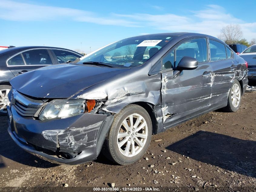 2012 Honda Civic Ex VIN: 19XFB2F82CE011266 Lot: 38310360