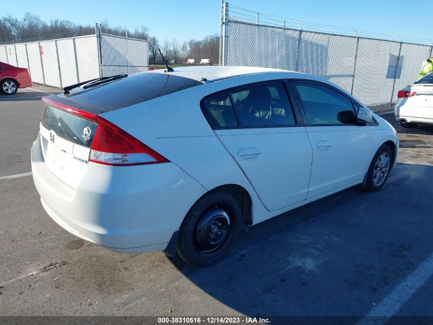 2011 Honda Insight Ex VIN: JHMZE2H72BS012291 Lot: 38310516