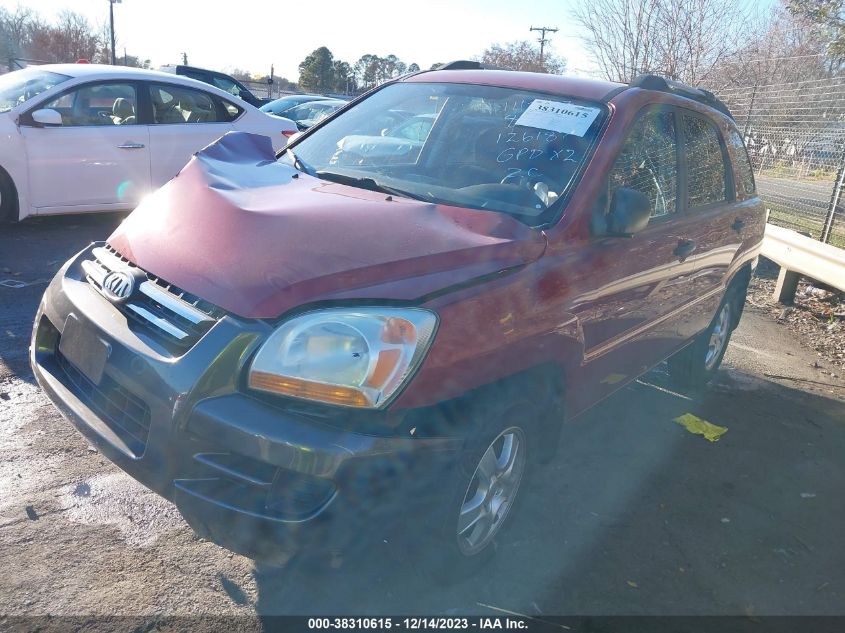 KNDJF724187548751 2008 Kia Sportage Lx