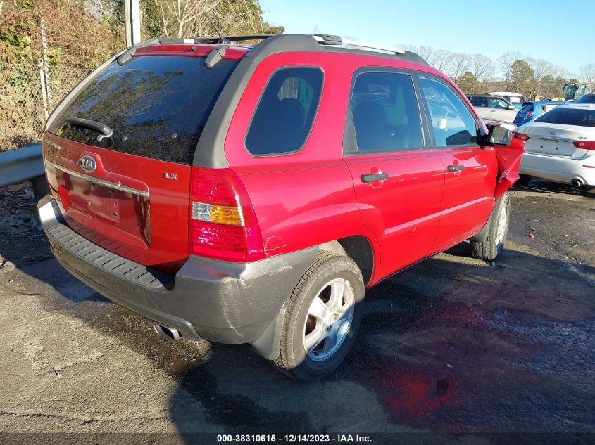 2008 Kia Sportage Lx VIN: KNDJF724187548751 Lot: 38310615