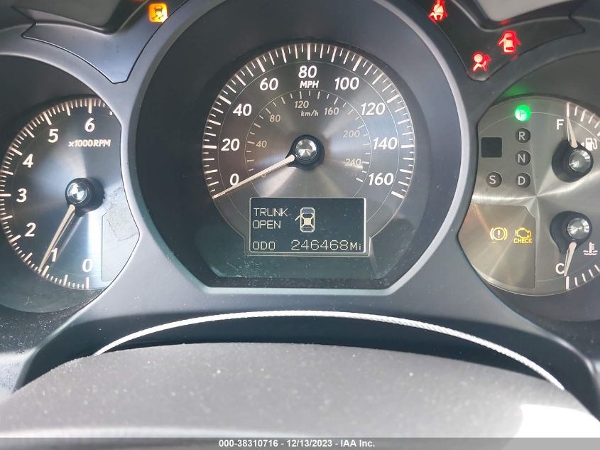 2008 Lexus Gs 350 VIN: JTHBE96S580038017 Lot: 38310716