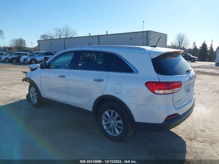 2017 Kia Sorento 2.4L Lx VIN: 5XYPG4A35HG201232 Lot: 38310899