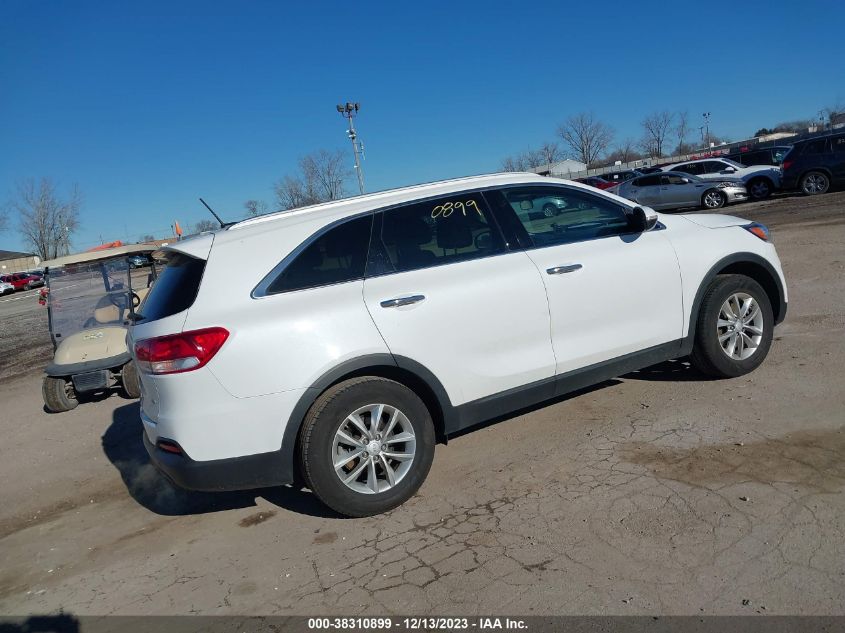 2017 Kia Sorento 2.4L Lx VIN: 5XYPG4A35HG201232 Lot: 38310899