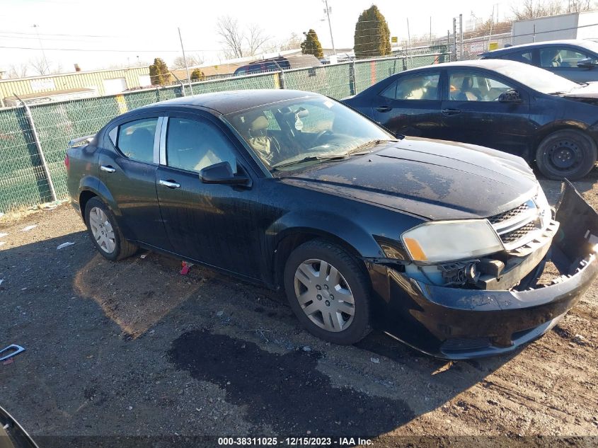 1C3CDZAB4CN110664 2012 Dodge Avenger Se