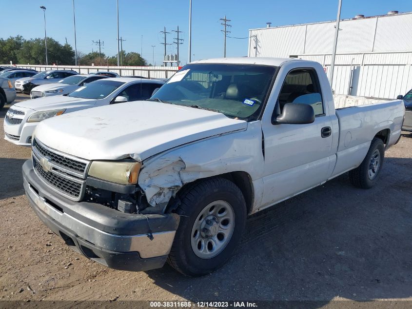 2006 Chevrolet Silverado 1500 Work Truck VIN: 3GCEC14X66G185136 Lot: 38311685