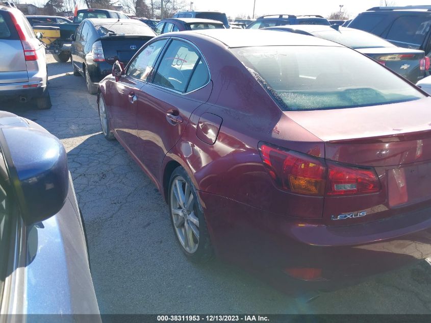 2006 Lexus Is 350 VIN: JTHBE262265003832 Lot: 38311953