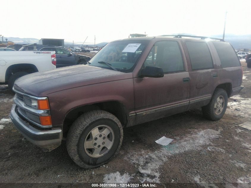 1996 Chevrolet Tahoe K1500 VIN: 1GNEK13R4TJ396925 Lot: 38311986