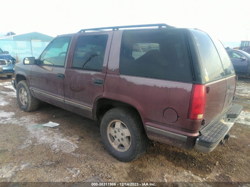 1996 Chevrolet Tahoe K1500 VIN: 1GNEK13R4TJ396925 Lot: 38311986