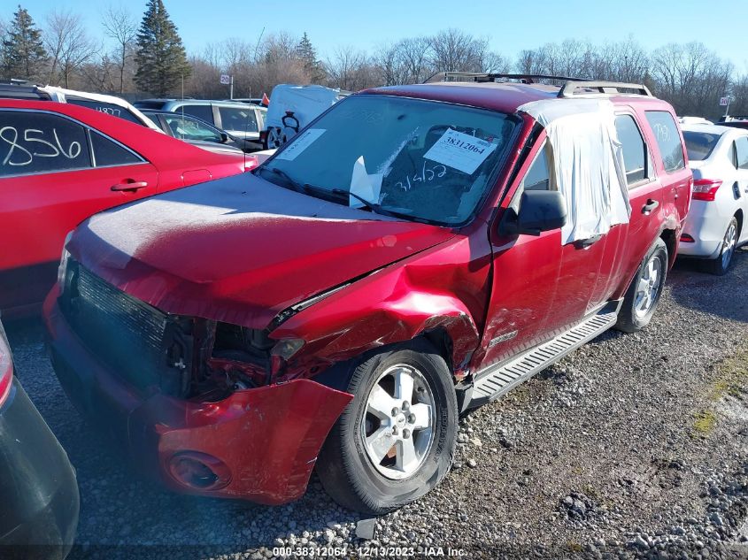 2008 Ford Escape Xls VIN: 1FMCU92Z18KB93692 Lot: 38312064