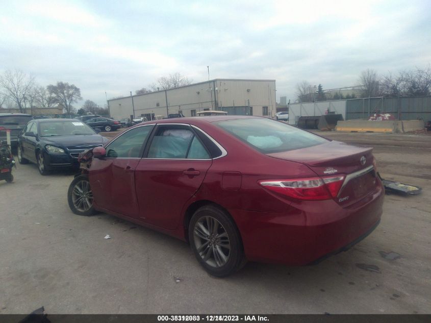 2016 Toyota Camry Se VIN: 4T1BF1FK2GU608915 Lot: 38312083