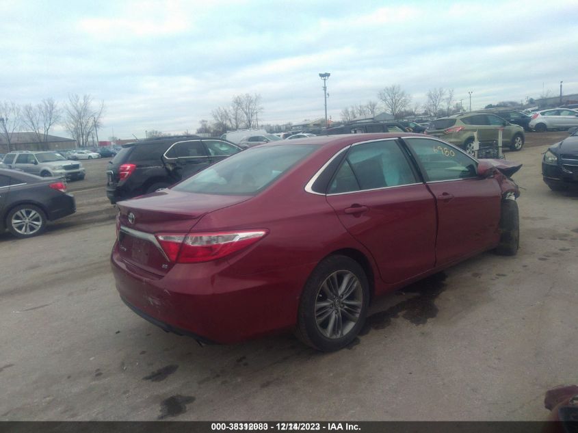 2016 Toyota Camry Se VIN: 4T1BF1FK2GU608915 Lot: 38312083