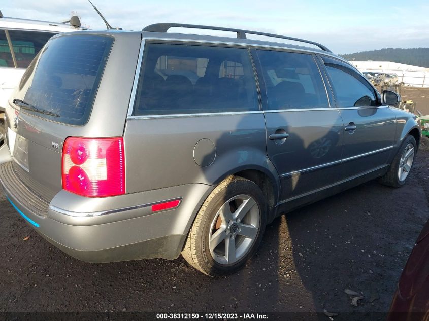 2004 Volkswagen Passat Glx VIN: WVWWH63B74E187006 Lot: 38312150