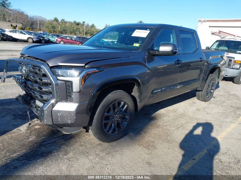 2022 Toyota Tundra Platinum VIN: 5TFNA5DBXNX040239 Lot: 38312218