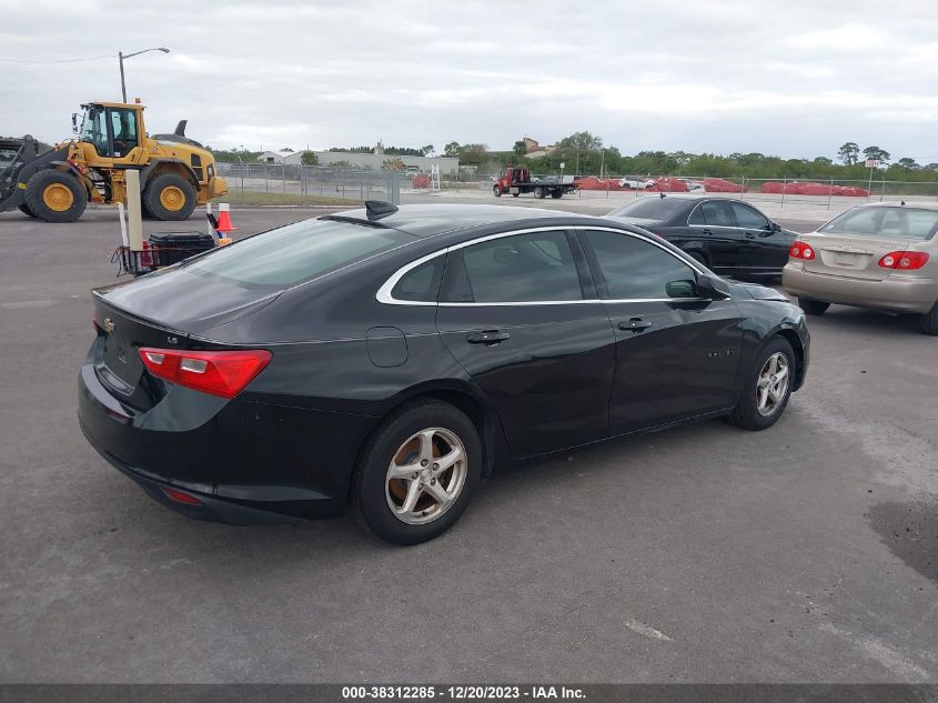 2016 Chevrolet Malibu Ls VIN: 1G1ZB5ST6GF262899 Lot: 38312285