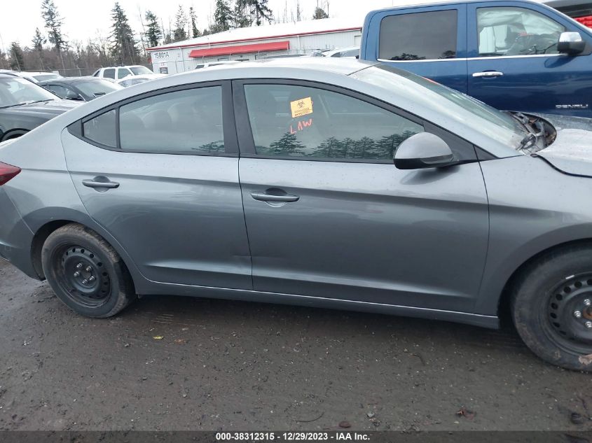 2019 Hyundai Elantra Se VIN: KMHD74LF3KU758040 Lot: 38312315