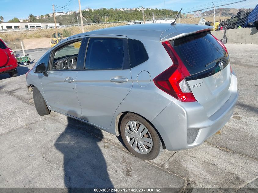 2015 Honda Fit Lx VIN: 3HGGK5H56FM769180 Lot: 38312346