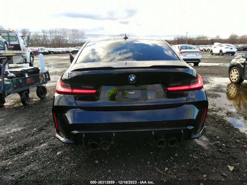 2022 BMW M3 Competition xDrive VIN: WBS43AY02NFL73671 Lot: 38312859