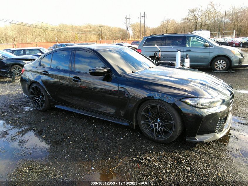 2022 BMW M3 Competition xDrive VIN: WBS43AY02NFL73671 Lot: 38312859