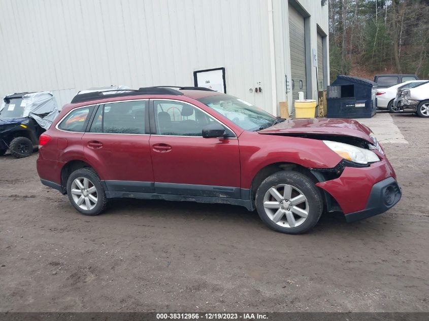 2013 Subaru Outback 2.5I VIN: 4S4BRBAC9D3227870 Lot: 38312956